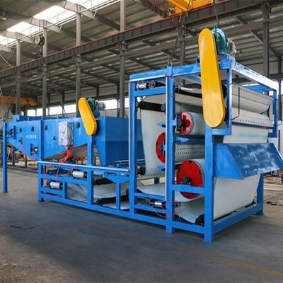 Carbon Steel Belt Filter Press For Iron Ore Plant Sludge Dewatering