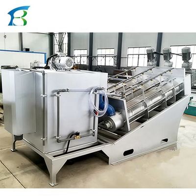Customizable Capacity Screw Press Dehydrator for Oily Waste Water Treatment 100 kg