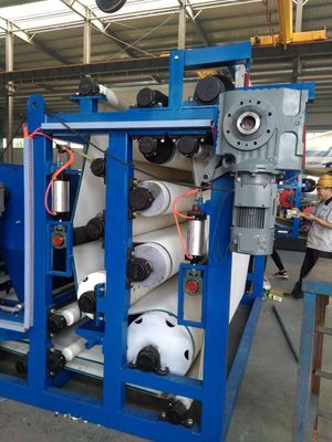 Stainless Steel Belt Filter Press For Large Scale Sludge Dewatering Capacity 3-25m3/H