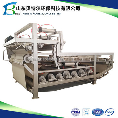 1000 kg Weight Belt Filter Press Sludge Dewatering Machine for Sewage Water Treatment