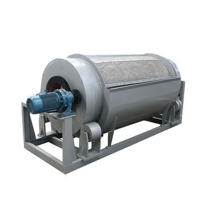 5000L/Hour Sugarcane Bagasse Paper Pulp Seaweed Dewatering Separator Micro Screen Rotary Drum Filter