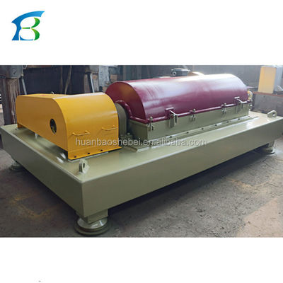 Horizontal Decanter Centrifuge for Sludge Dewatering at 1000 kg Manufacturing Plant