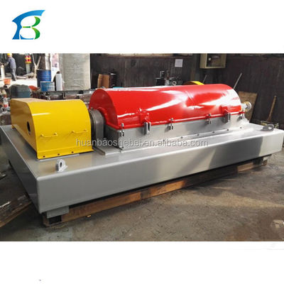 Horizontal Decanter Centrifuge for Sludge Dewatering at 1000 kg Manufacturing Plant