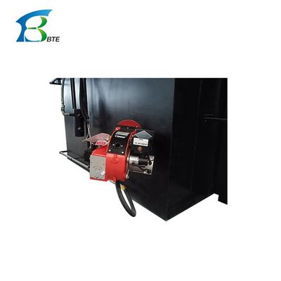Burnout Rubber/Nylon/Plastic Burning Machine with Two Combustion Chambers Two Burners
