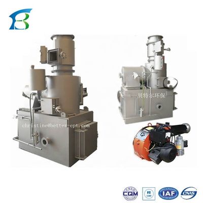 Solid Waste Burning Incinerator for Rubber and Plastic Disposal in Industrial Settings