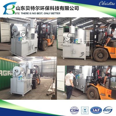 Solid Waste Burning Incinerator for Rubber and Plastic Disposal in Industrial Settings