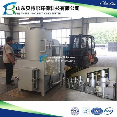 Solid Waste Burning Incinerator for Rubber and Plastic Disposal in Industrial Settings