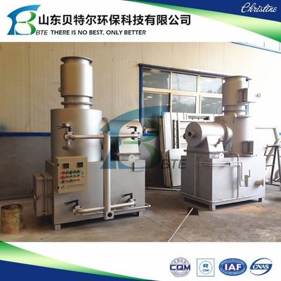 Solid Waste Burning Incinerator for Rubber and Plastic Disposal in Industrial Settings