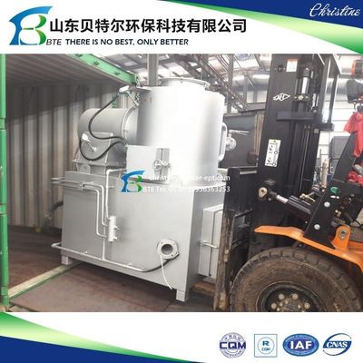 Solid Waste Burning Incinerator for Rubber and Plastic Disposal in Industrial Settings