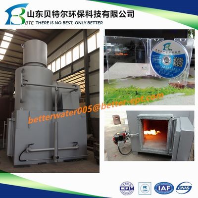 150kgs/time Solid Waste Incinerator Model WFS-150 incinerator for Large-Scale Disposal
