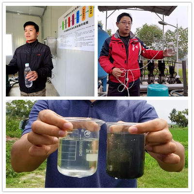 1000L/Hour Air Flotation Type Wastewater Purification System for Oil Grease Treatment