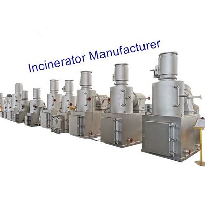 750L/H Silver Grey Kitchen Waste Dead Pets Cremation Machine Wfs Animal Pet Incinerator