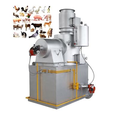 Smokeless Solid Rubber Leather Hospital Waste Incinerator for Environmental Protection