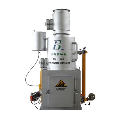 750L/H Garbage Disposal Customized Size Incinerator for Environmental Protection